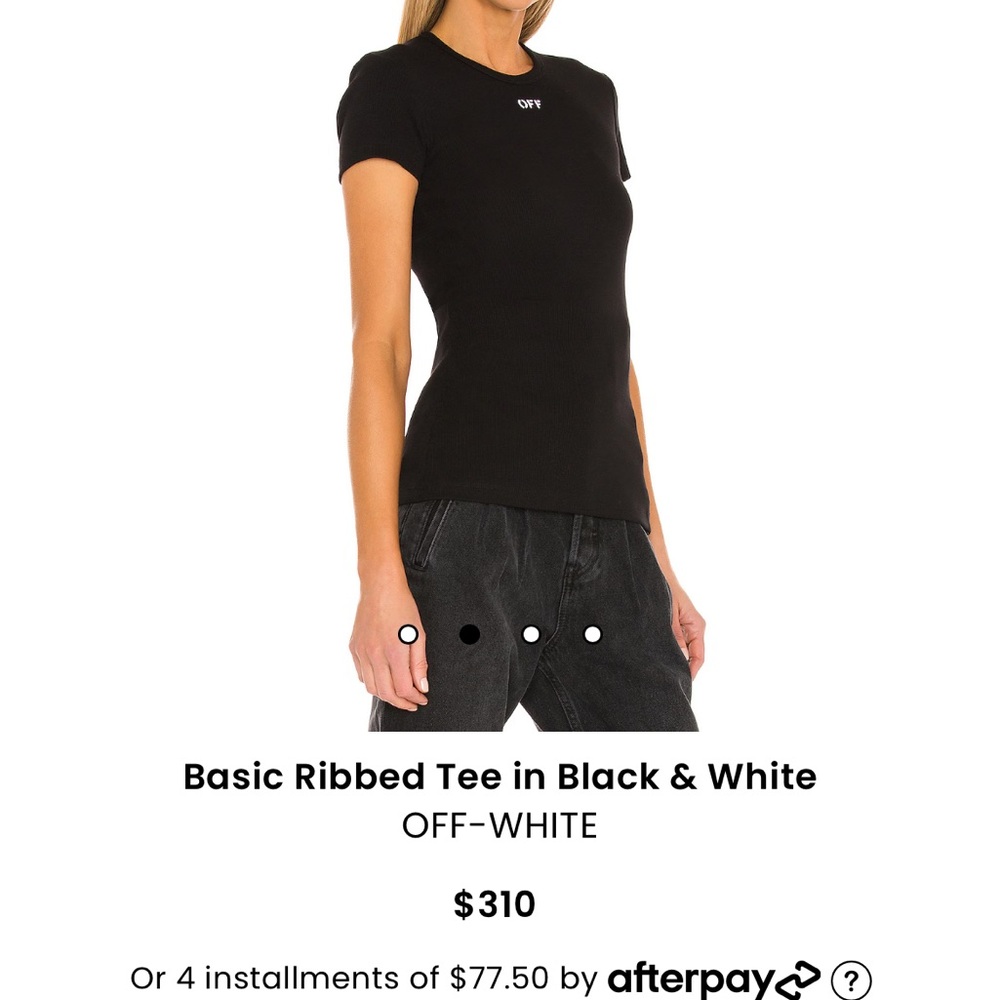 Off-White ribbed Tshirt